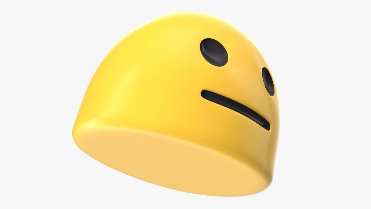 3D Neutral Face Android Emoji