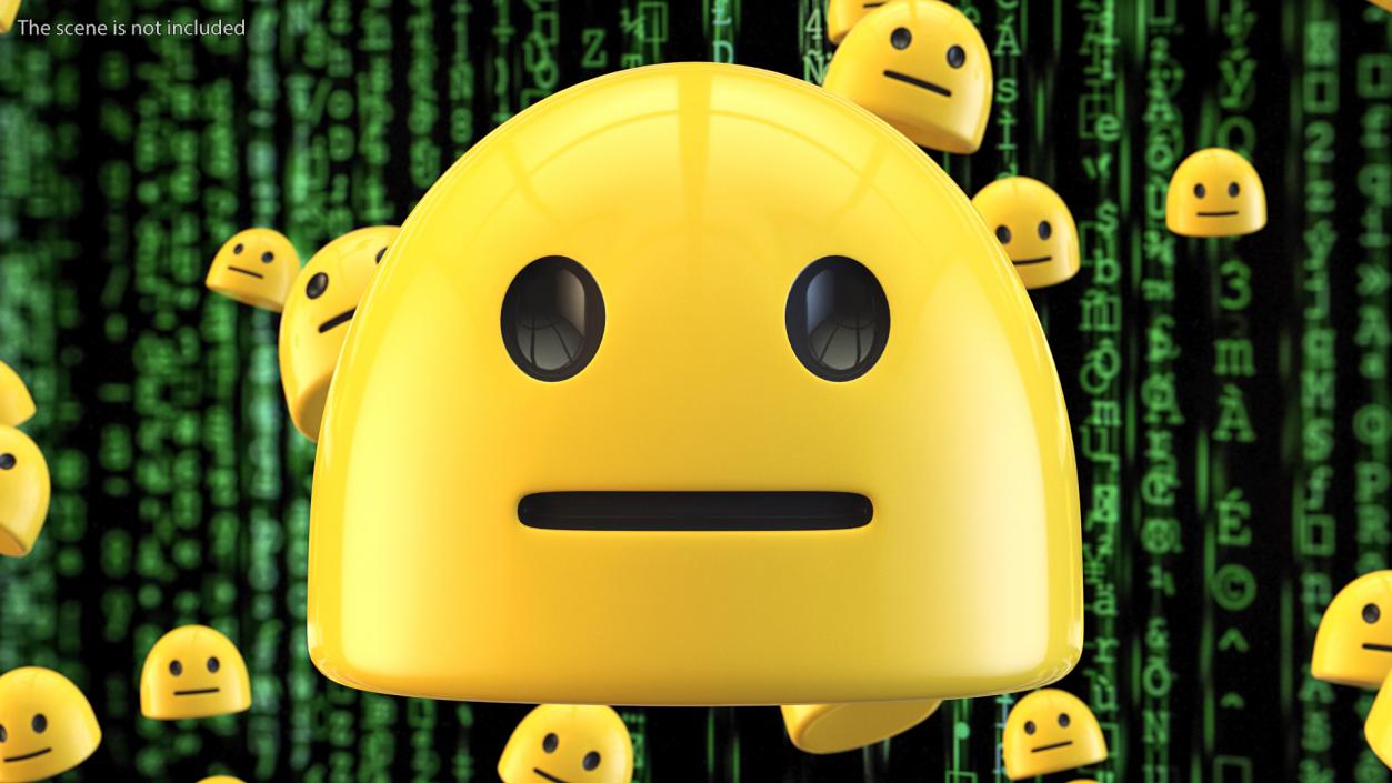 3D Neutral Face Android Emoji