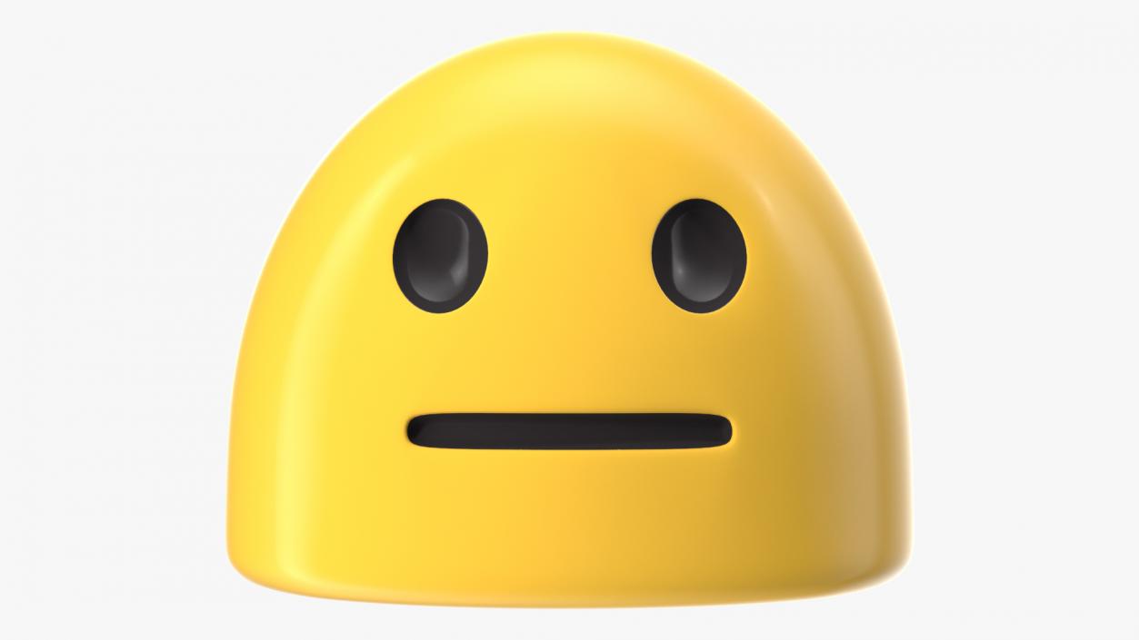 3D Neutral Face Android Emoji