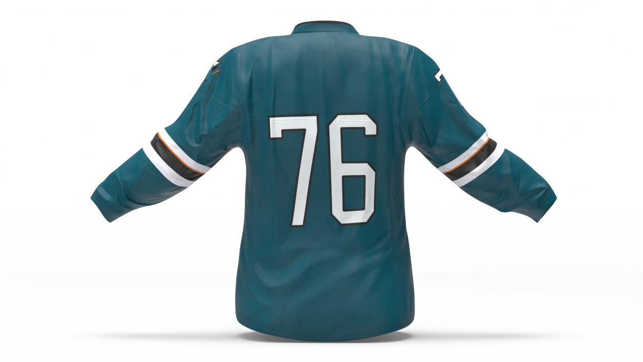 Hockey Jersey San Jose Sharks 3D model