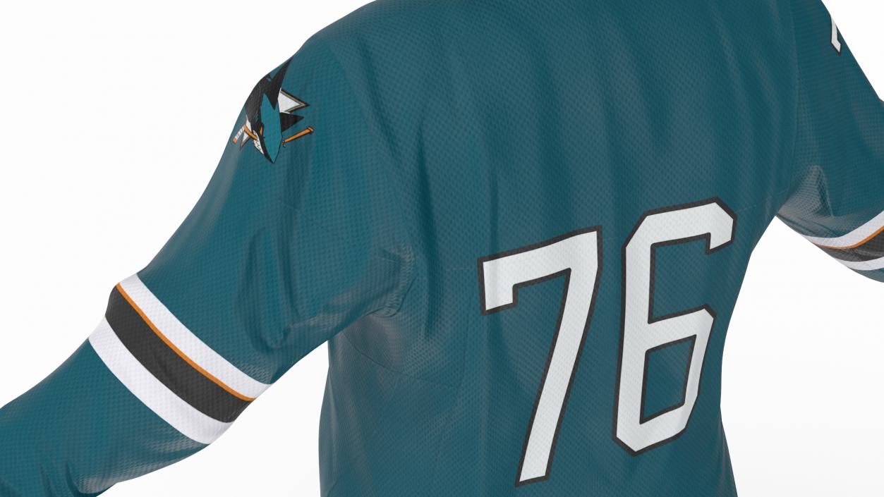 Hockey Jersey San Jose Sharks 3D model