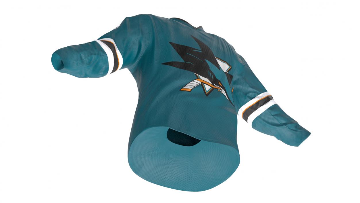 Hockey Jersey San Jose Sharks 3D model