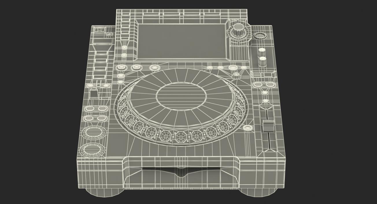 Tabletop DJ Player Pioneer CDJ 2000NXS2 3D model