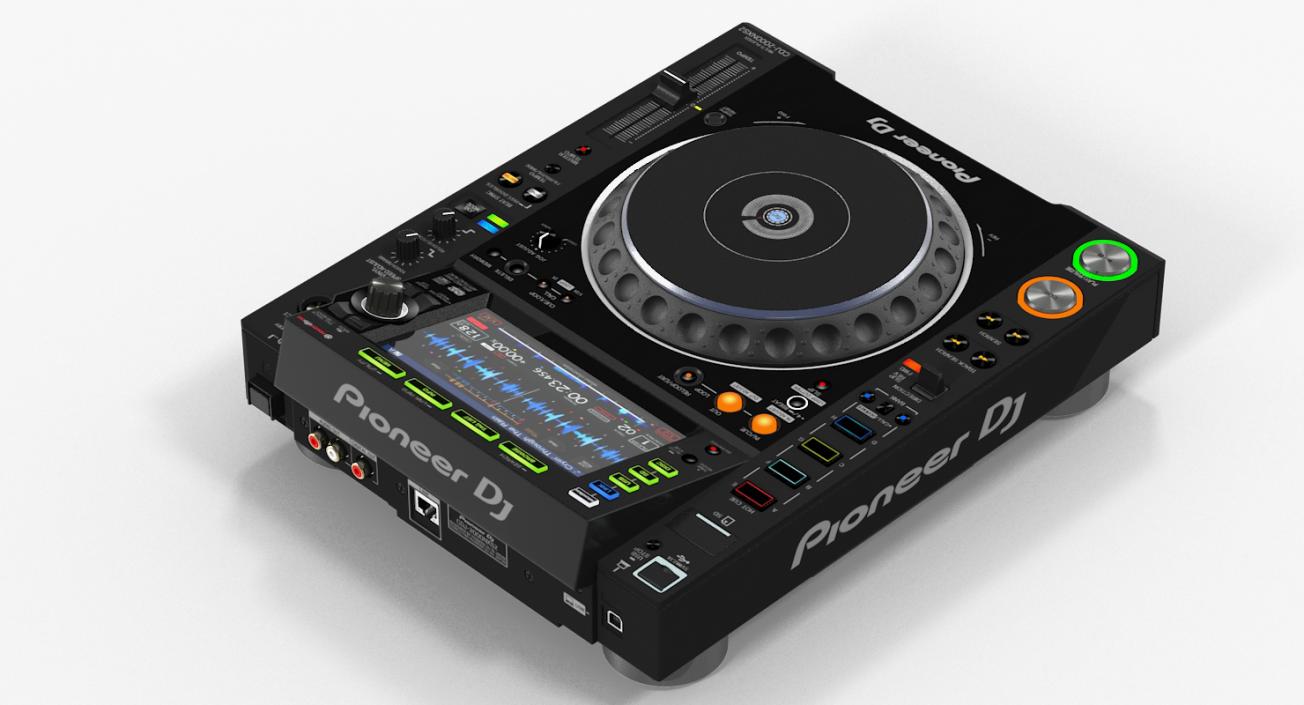 Tabletop DJ Player Pioneer CDJ 2000NXS2 3D model