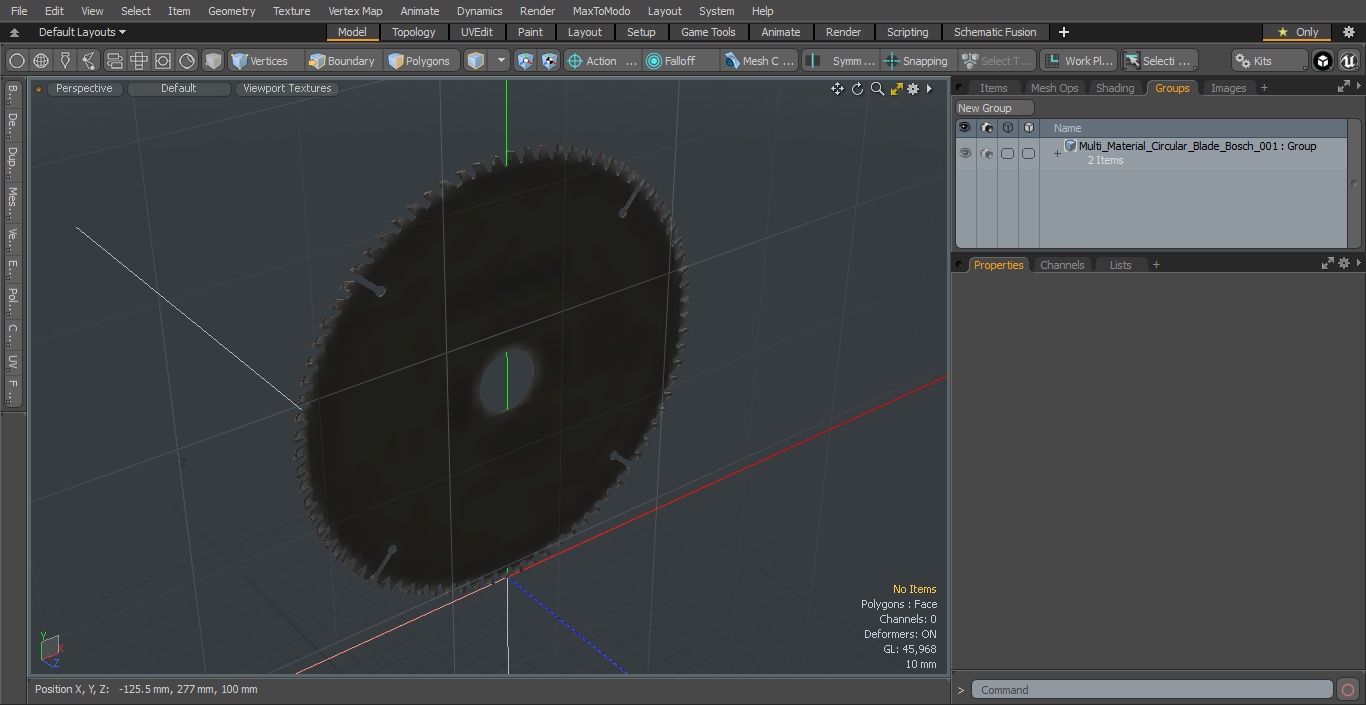 3D model Multi Material Circular Blade Bosch