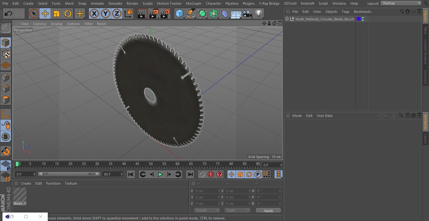 3D model Multi Material Circular Blade Bosch