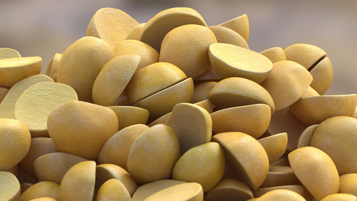 3D model Split Mung Bean Pile