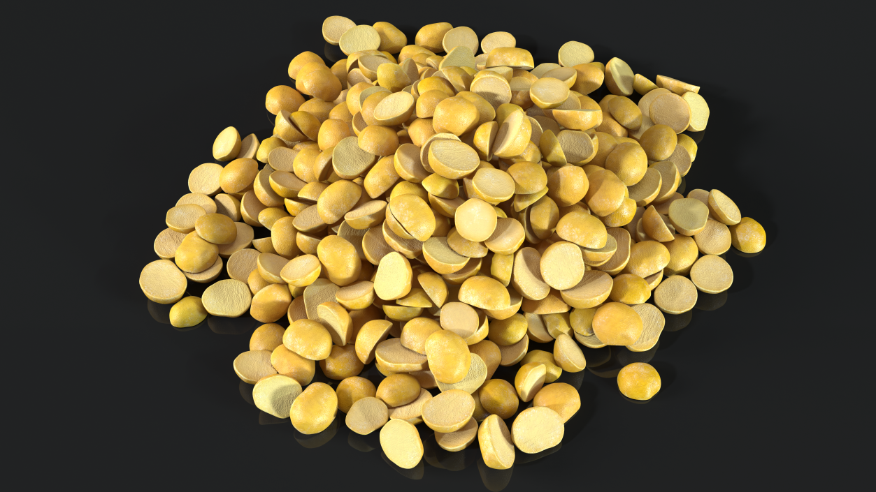 3D model Split Mung Bean Pile