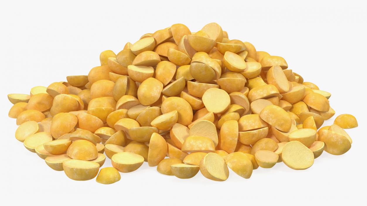 3D model Split Mung Bean Pile