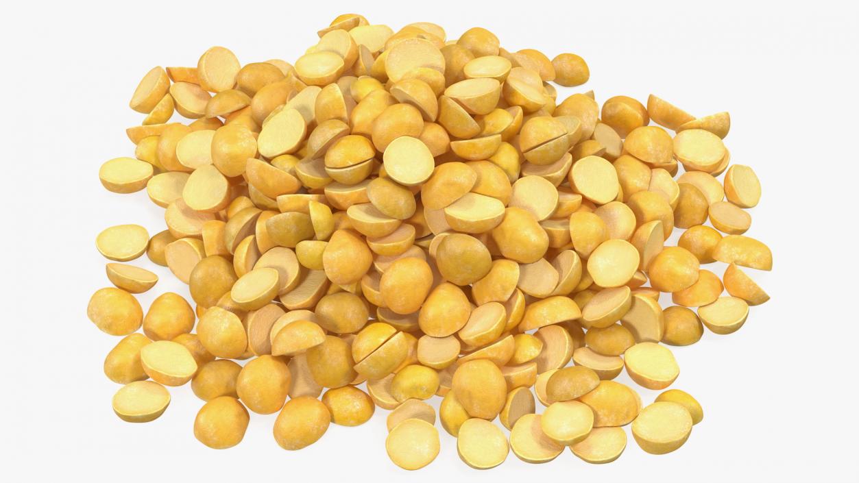 3D model Split Mung Bean Pile