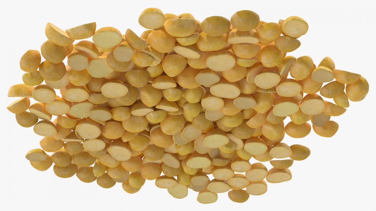 3D model Split Mung Bean Pile