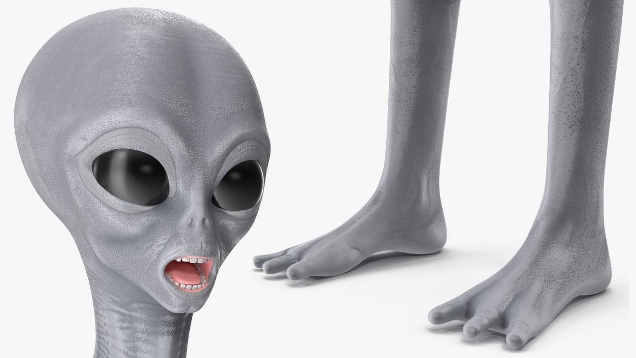 Alien Rigged 3D