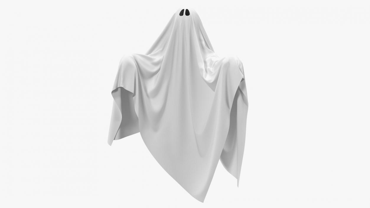 White Ghost Phantom 3D model