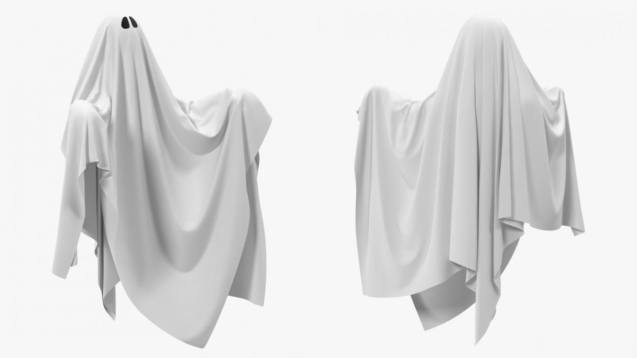 White Ghost Phantom 3D model