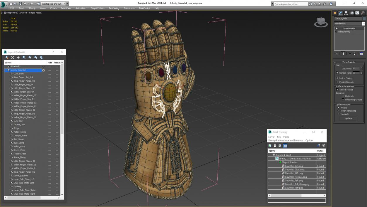 Infinity Gauntlet 3D