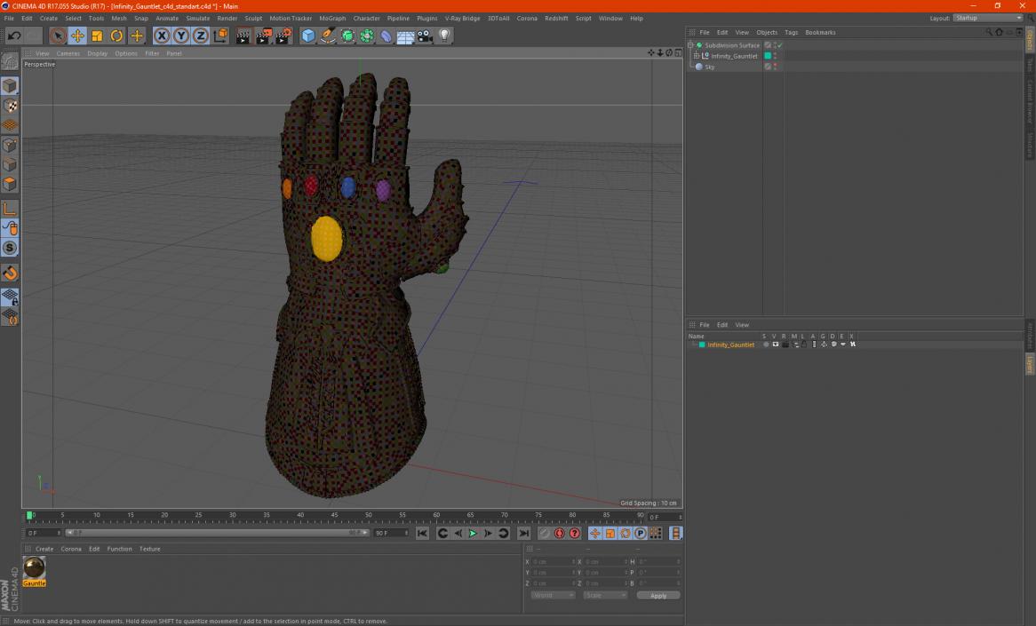 Infinity Gauntlet 3D