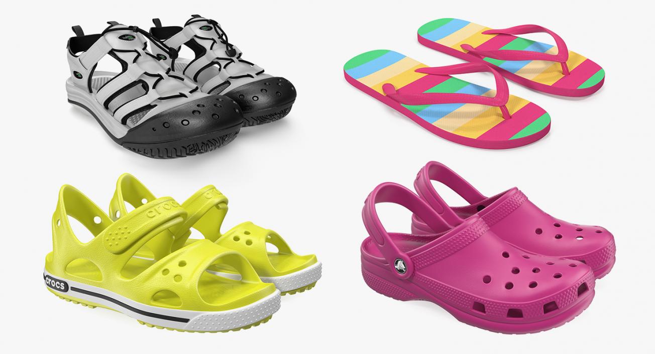 3D model Sandals Collection 2