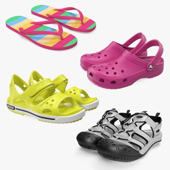 3D model Sandals Collection 2