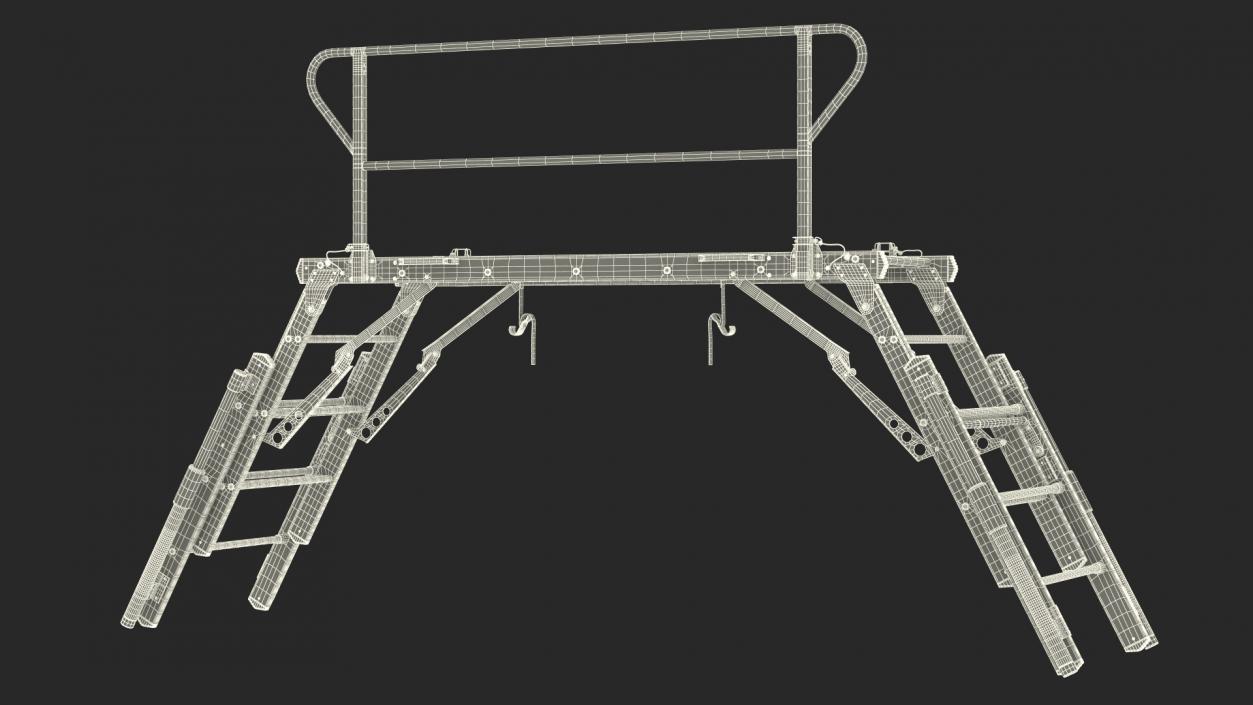 Rescue Platform with Stairs 2 3D model