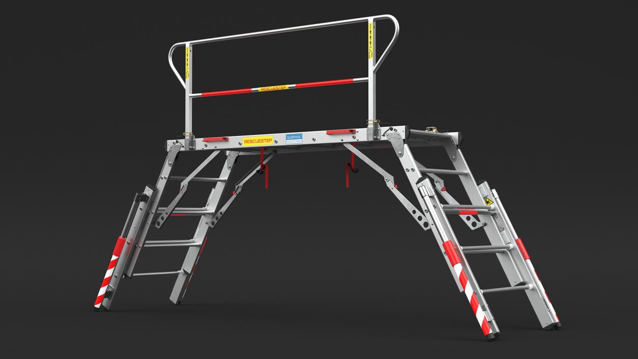 Rescue Platform with Stairs 2 3D model