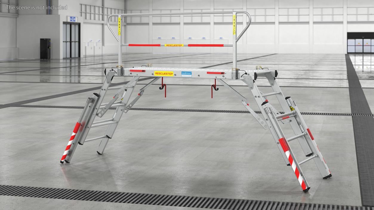 Rescue Platform with Stairs 2 3D model