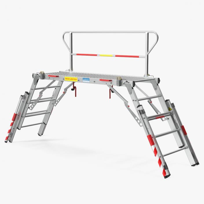 Rescue Platform with Stairs 2 3D model