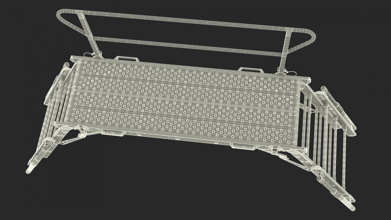 Rescue Platform with Stairs 2 3D model