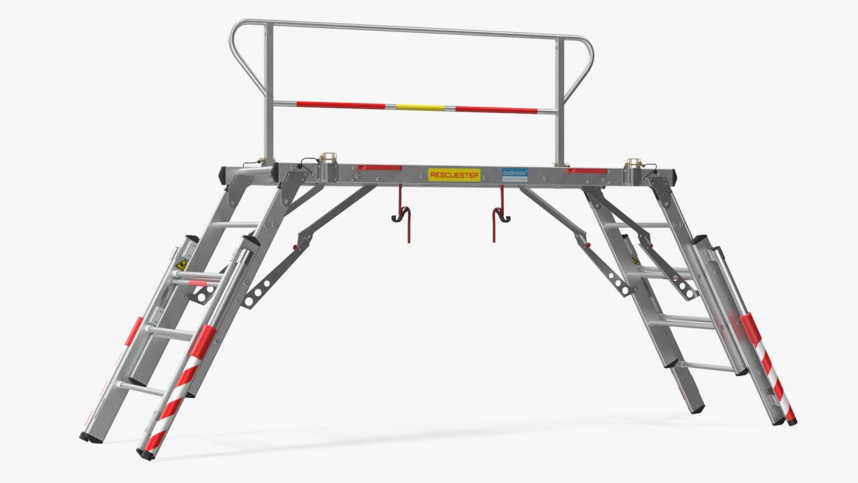 Rescue Platform with Stairs 2 3D model