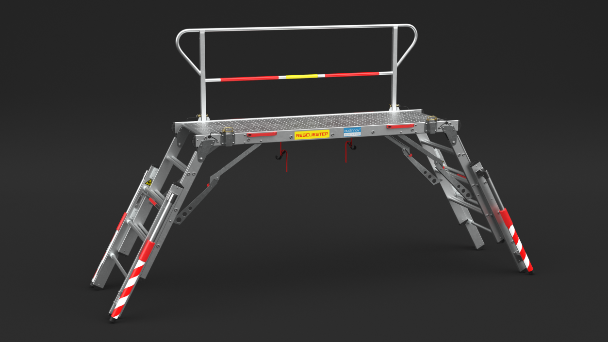 Rescue Platform with Stairs 2 3D model