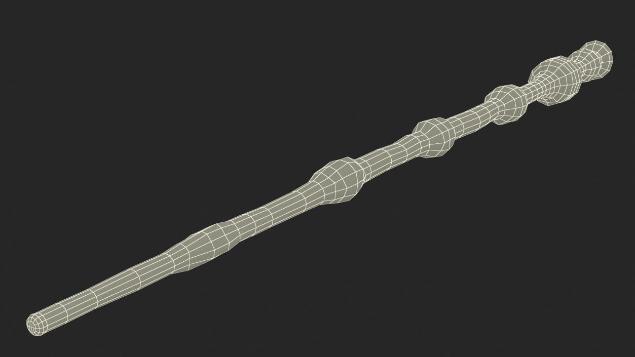 3D Elder Magic Wand