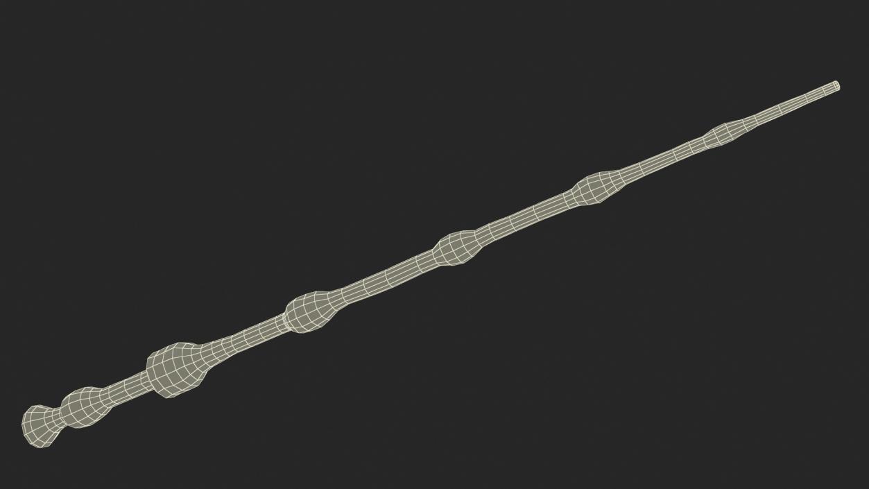 3D Elder Magic Wand