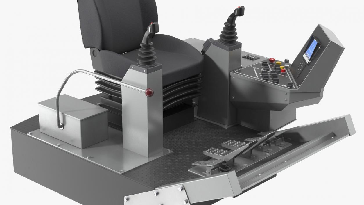 3D model Operator on LX6 Mining Machine Simulator