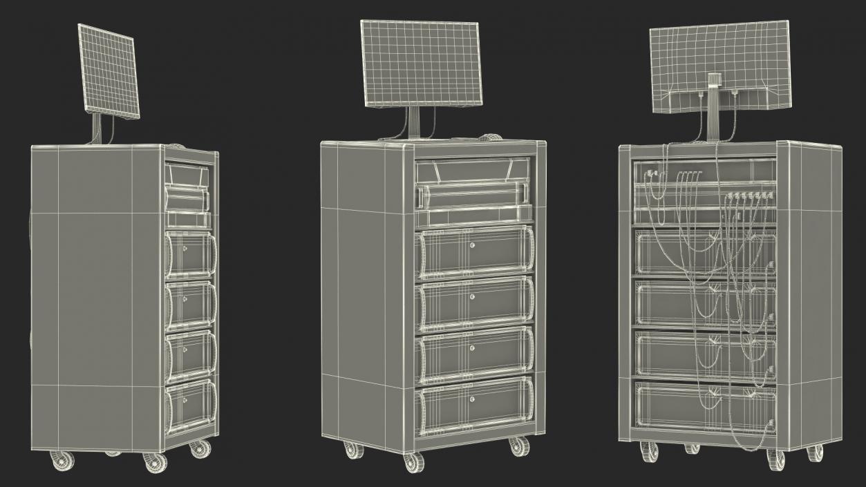 3D model Operator on LX6 Mining Machine Simulator