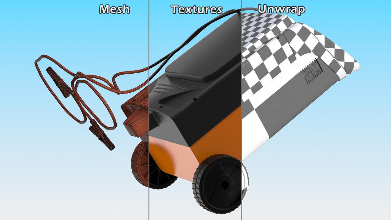 Professional Automotive Battery Charging System 3D