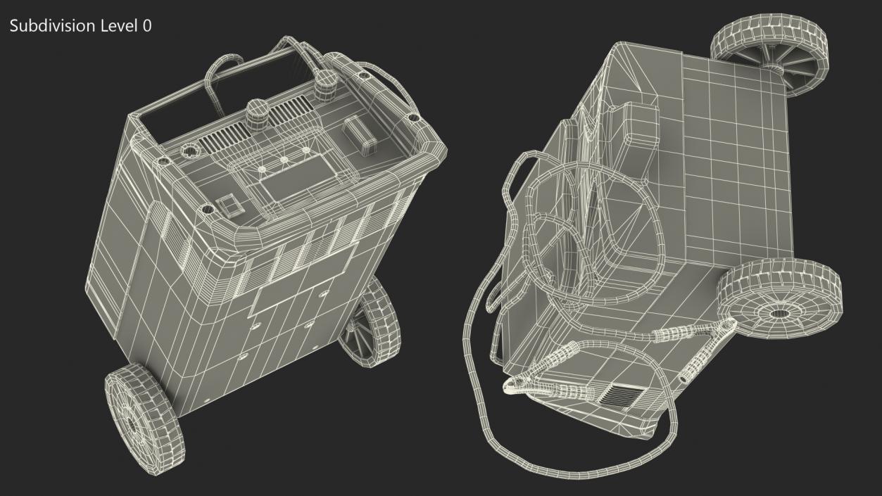 Professional Automotive Battery Charging System 3D