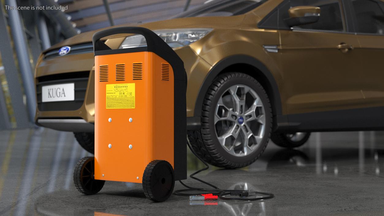 Professional Automotive Battery Charging System 3D