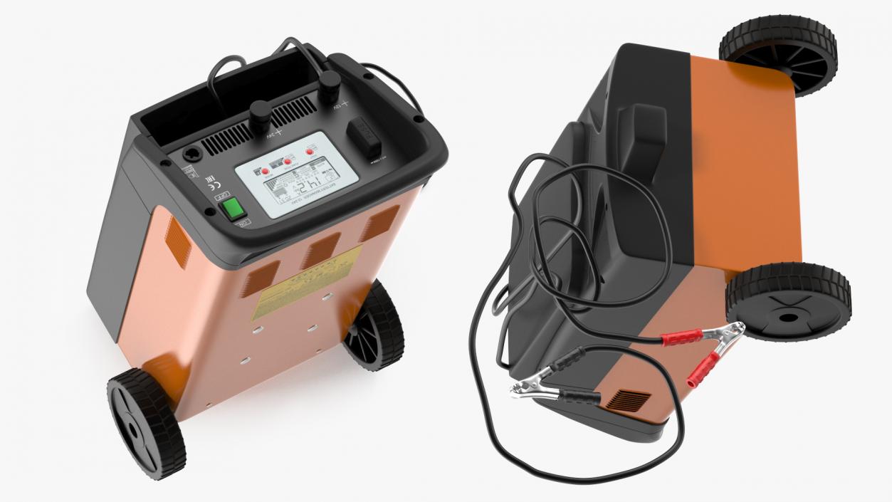 Professional Automotive Battery Charging System 3D