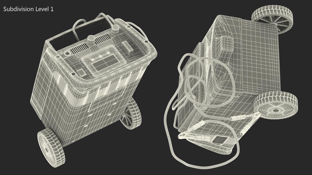 Professional Automotive Battery Charging System 3D