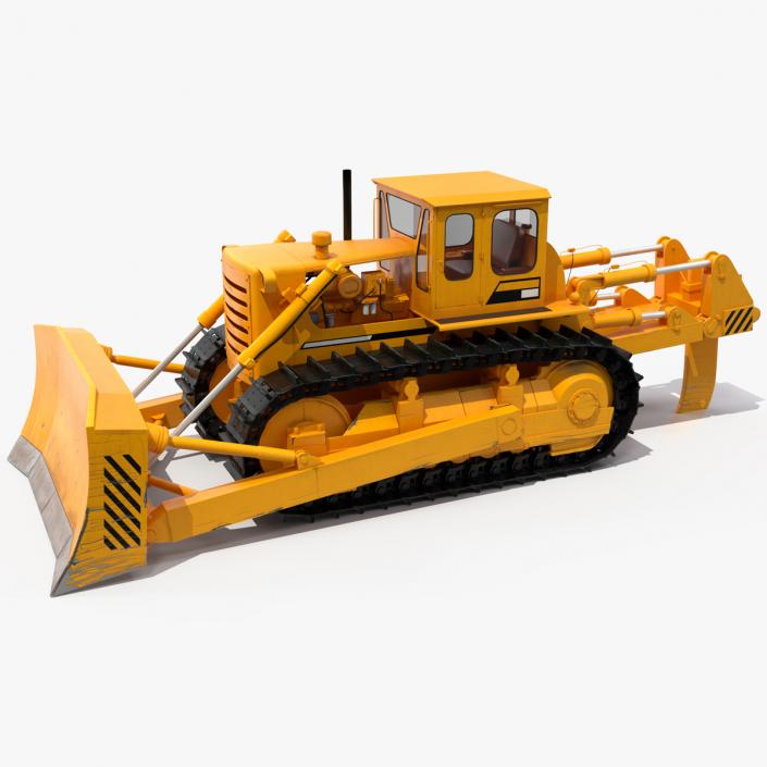 Crawler Dozer Rigged for Maya 3D model