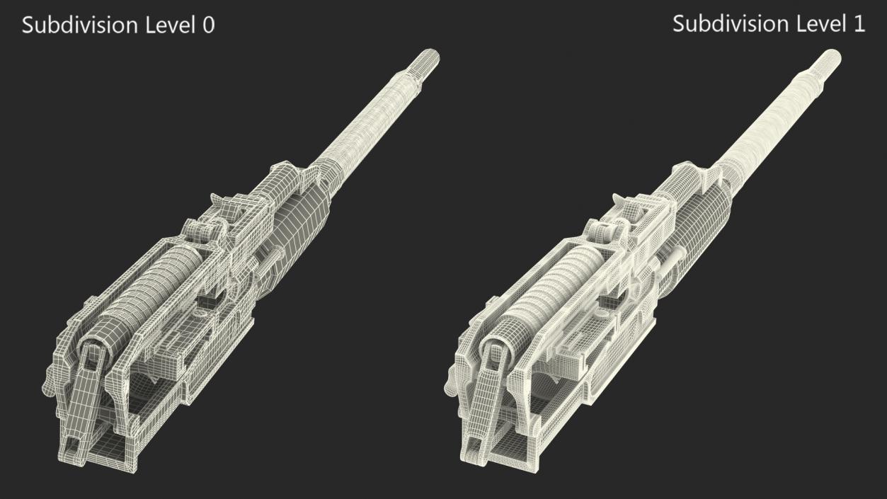 3D Autocannon Gryazev-Shipunov GSh-30-1