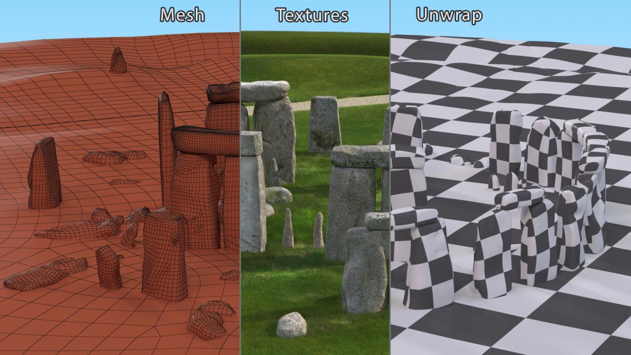 3D model Stonehenge