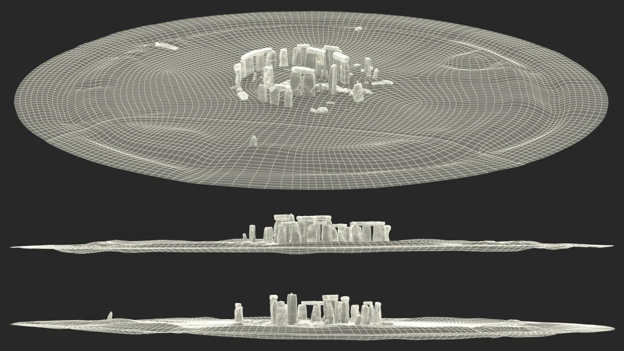 3D model Stonehenge