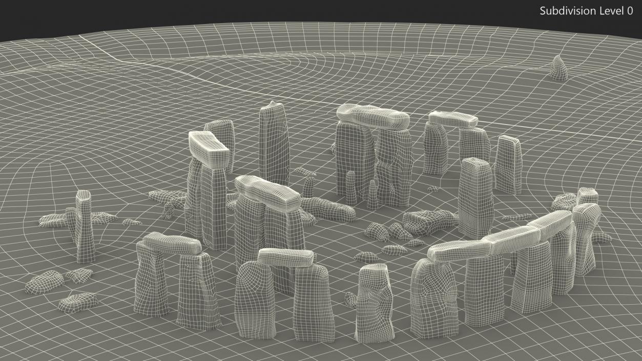 3D model Stonehenge