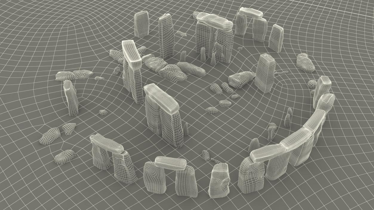 3D model Stonehenge