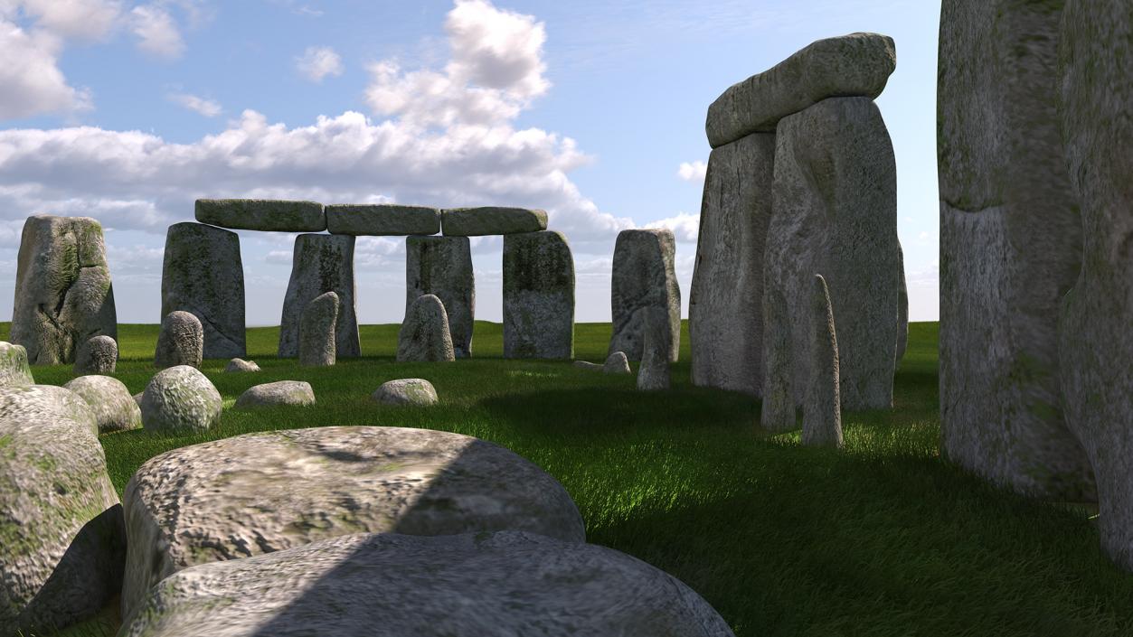 3D model Stonehenge