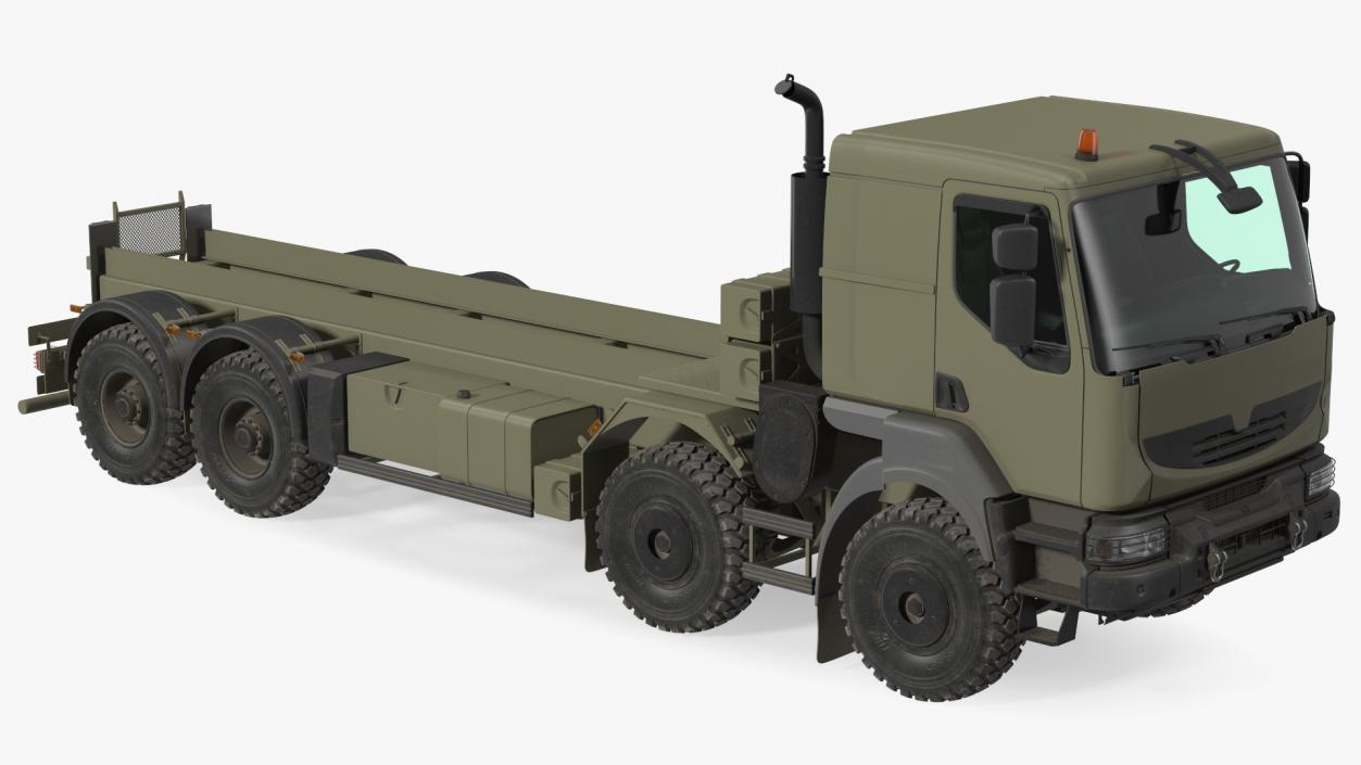 3D Heavy Utility Truck 8x8 model