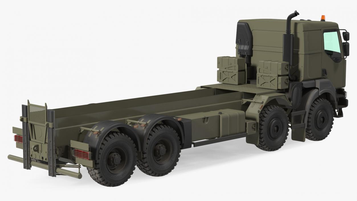 3D Heavy Utility Truck 8x8 model