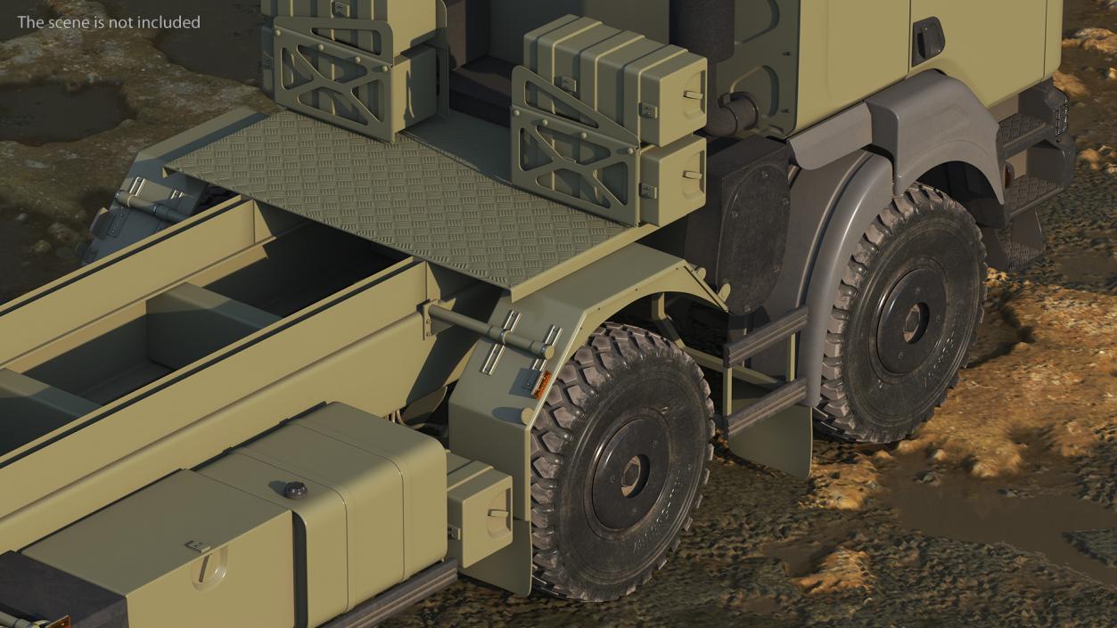 3D Heavy Utility Truck 8x8 model