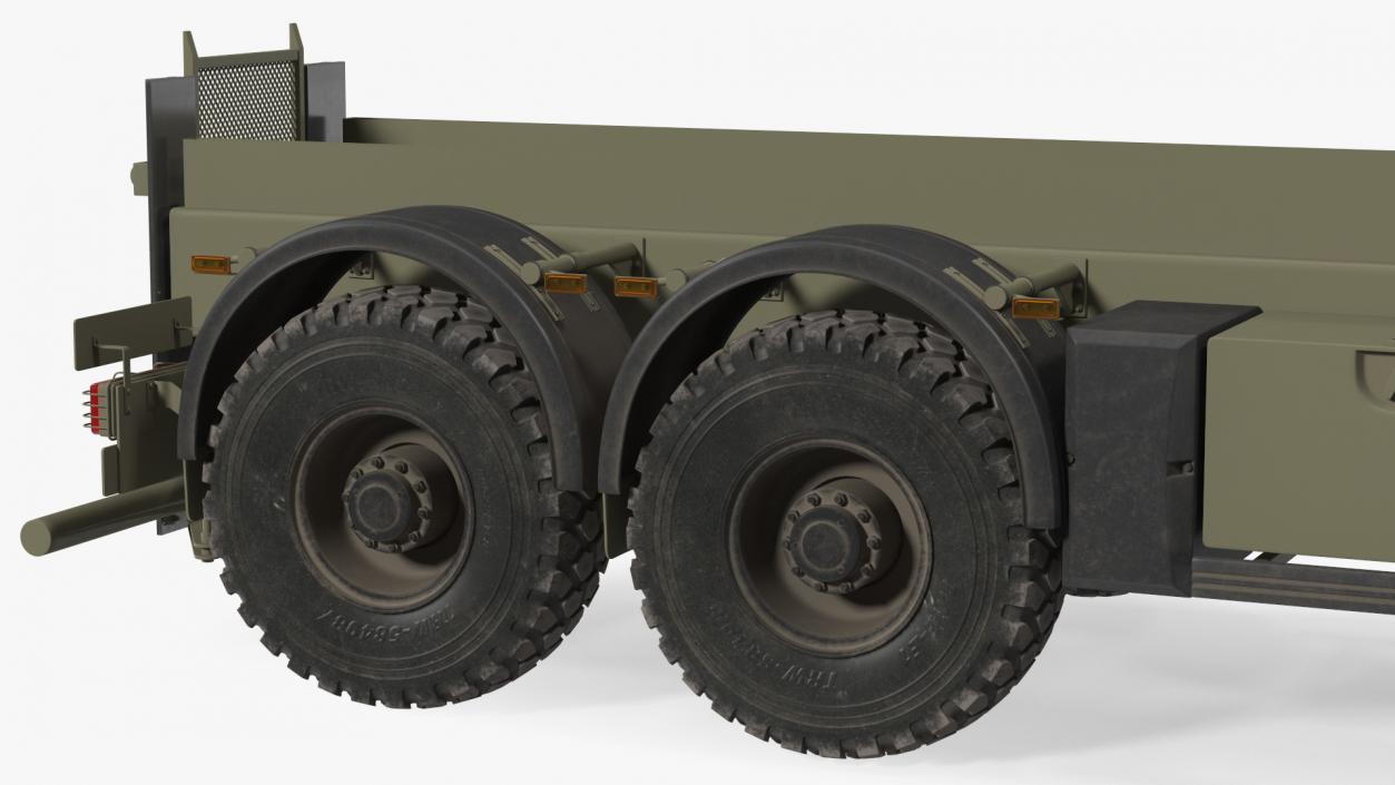 3D Heavy Utility Truck 8x8 model