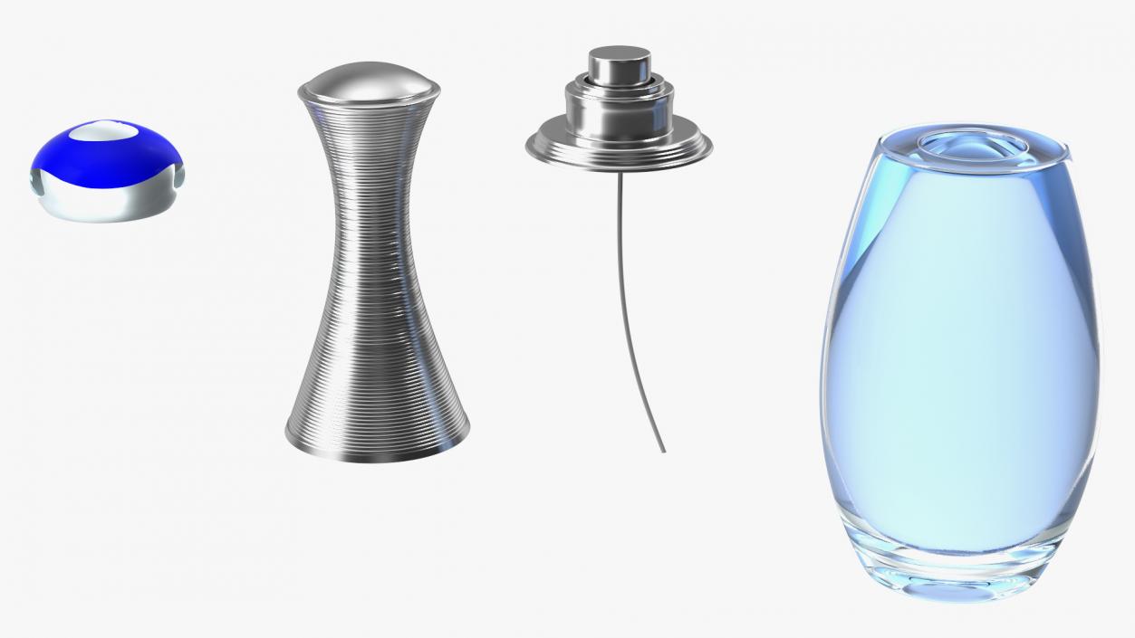 3D model Glass Perfume Bottle